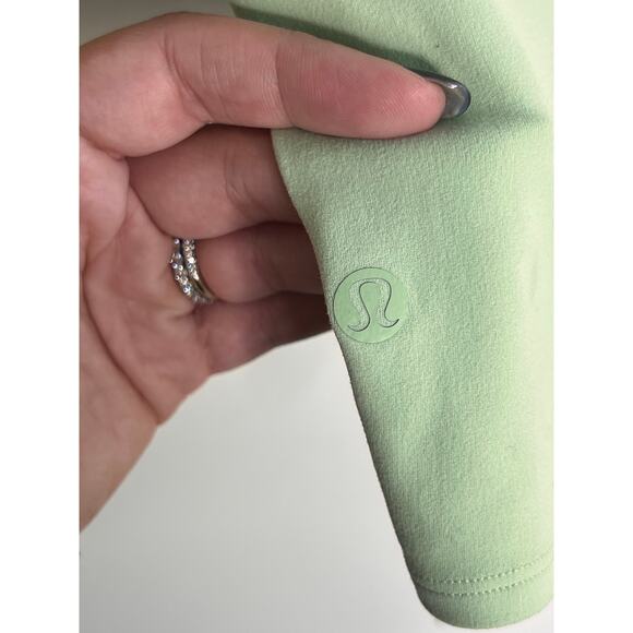 Lululemon Time to Restore Nulu Long Sleeve Cropped Long Sleeve Creamy Mint 2 - Picture 5 of 6